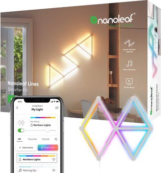 Nanoleaf Lines 60 Degrees Smarter Kit in Multicolor at Nordstrom