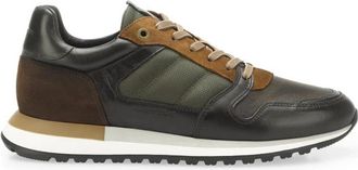 Ambitious Grizz Casual Sneaker - Heren - Sneakers - Groen - 40 EU - Leer - Schoenen