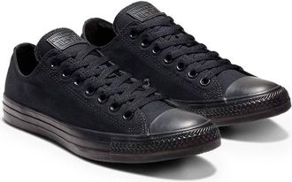 Converse Womens Chuck Taylor All Star Ox Sneakers In Black Mono