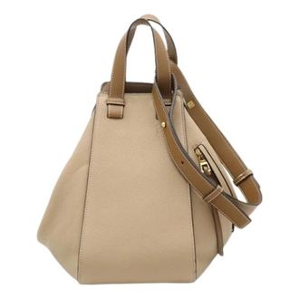 Loewe Pre-owned Shoulder Bag - Dames - Vintage Handtas - Beige - ONE Size - Leer - Vintage