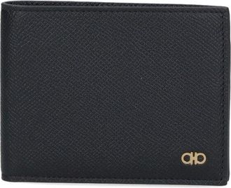 Ferragamo Gancini Bi-fold Wallet Black
