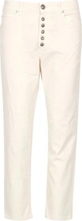 Roy Rogers 517 Broeken - Dames - Vrijetijds broeken - Beige - W28 - Katoen - Broeken