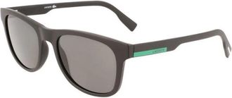 Lacoste Rechthoekige Zonnebril met Kleurenblok - unisex - Zonnebrillen - Zwart - 54 MM - Accessoires