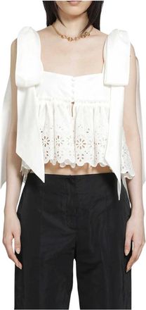 Chlo&eacute; Dames, Tops, Wit, Maat: S Katoen