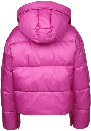 Pinko Womens Winter Jacket Purple Polyamide Apparel Outwear