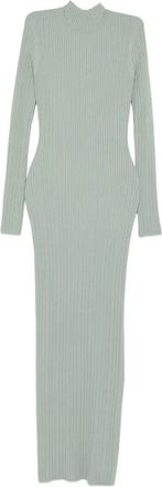Nanushka Abito lungo a collo alto - Verde