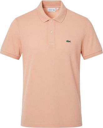 Lacoste Mens Fit L.12.12 Pique Polo Shirt in Orange - Size X-Large