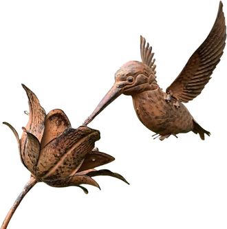 OEM Escultura &Uacute;nica De Colibr&iacute; De Metal, Escultura Art&iacute;stica