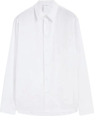 Aspesi Overhemden, Heren, Wit, S, Katoen, Klassiek Indiaas Chambray Shirt