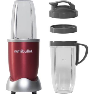 NutriBullet Nutribullet Nb907r Batidora Roja Y Plateada 900w