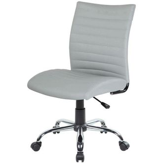 Dmora Silla De Oficina Dkum, Silla Operativa, Asiento De Oficina Ergon&oacute;mico, 54x48h90/100 Cm, Gris - Dmora