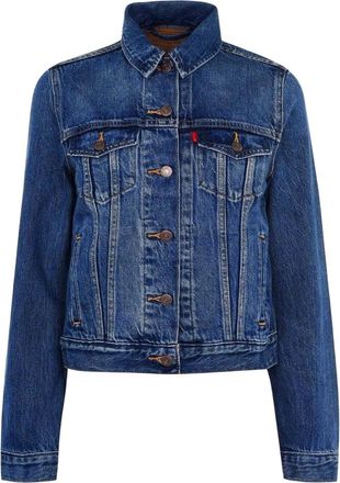 Levi's Ex-Boyfriend-truckerjack voor dames (Marine)