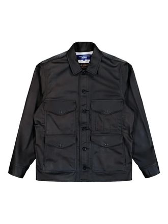 Junya Watanabe x Filson long-sleeve pocket jacket - men - Polyester/Polyurethane/Wool - L - Black