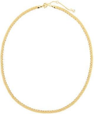 Nordstrom Demi Fine Woven Chain Necklace in 14K Gold Plated at Nordstrom Rack