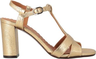 Chie Mihara Bafrica Sandal - Dames - Sandalen met hakken - Geel - 40 EU - Leer - Schoenen