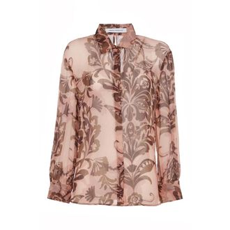 Simona Corsellini Dames, Blouses & Shirts, Veelkleurig, Maat: 2XS Viscose