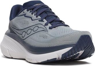 Saucony Guide 19 Running Shoe in Fossil/Navy at Nordstrom, Size 12.5
