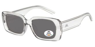 Montana Eyewear MP76 Polarized MP76C Mens Sunglasses Clear Size 54