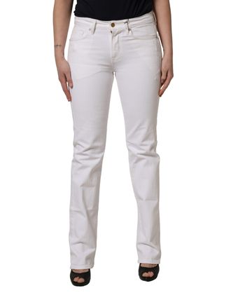 7 For All Mankind Mid Waisted Skinny blue Trouser Womens Jeans (Pre-Owned)
