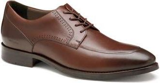 Johnston & Murphy Lavoy Moc Toe Lace-Up in Mahogany at Nordstrom Rack, Size 10.5