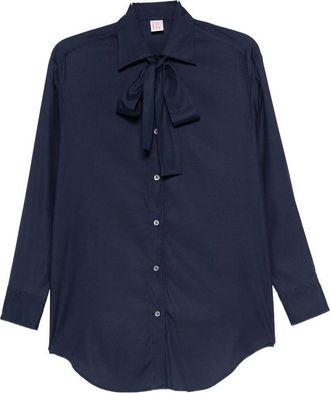 Archivio 67 Bow-Tie Silk Shirt