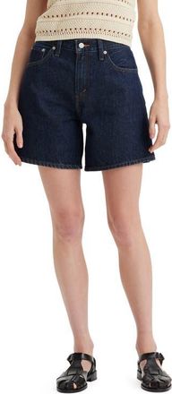 Levi's High Waist Mid Thigh Baggy Denim Shorts in Remember Together at Nordstrom, Size 26