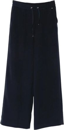 Herno Wide Pantaloni - - Trousers - Donna - Blu - L
