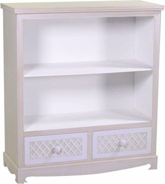 Vacchetti Vacchetti - Mueble Librer&iacute;a 2 Plantas M&aacute;s 2 Cajones 85x35x95h Cm