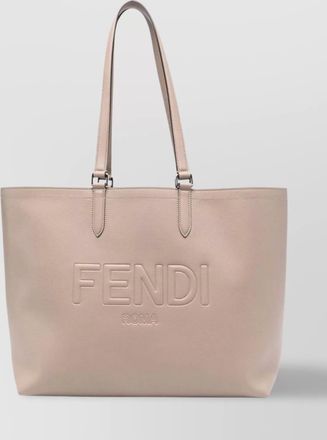 Fendi rectangular shape double handles shoulder bags