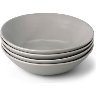 Fable Home Pasta Bowls in Dove Gray at Nordstrom, Size Medium