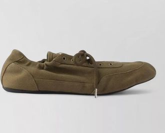 Prada canvas low-top sneakers