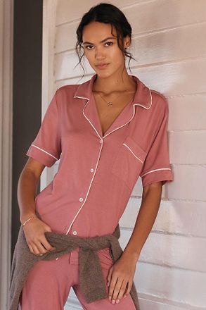 Eberjey Gisele Short-Sleeve Pajama Set