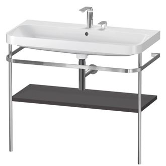 Duravit Duravit Happy D.2 Plus C-shaped Set Avec Console M&eacute;tallique