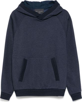Brett Johnson mélange hoodie - Blue