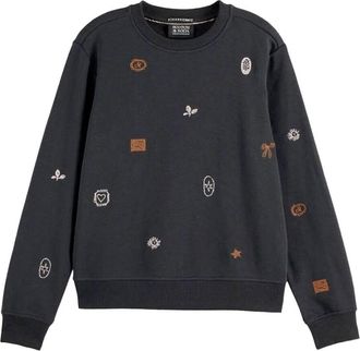 Scotch & Soda Dames, Sweatshirts & Hoodies, Grijs, Maat: L