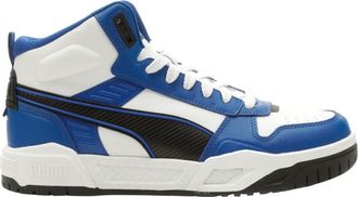Puma Mens RBD Tech Mid Shoes, Black-Clementine-White, 7, White-Black-Cobalt Glaze, 11 UK