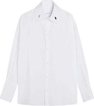 ARMARIUM Malik Cotton-poplin Shirt - White - 46 (UK14 / L)
