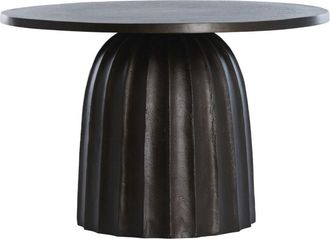 Light & Living Light & Living Veglia Mesa Auxiliar Marr&oacute;n Oscuro - &Oslash;60x38 Cm