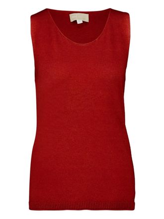 120% Lino faded top - women - Wool - M - Red