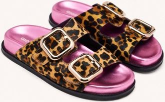 Gioseppo Womens Mifflin Sandal In Leopard