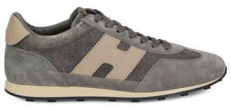 Hogan Mens Trainers Grey Polyamide Sneaker