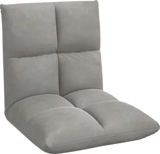 vidaXL Sill&oacute;n Ajustable Gris Claro Vidaxl