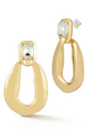 Sphera Milano Cubic Zirconia Drop Earrings in Gold at Nordstrom Rack