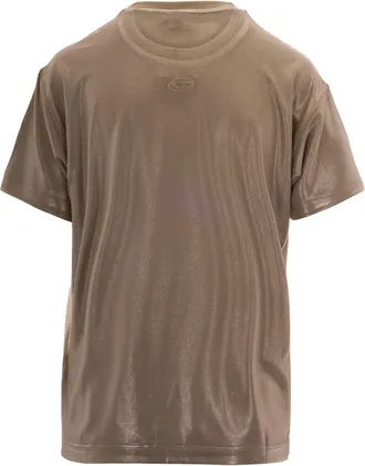 Diesel Womens T-Shirt Normy Sandy Beige Sandy-Beige Viscose T-Shirts & Jerseys Sandy/beige