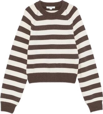 Sporty & Rich Striped-pattern Long-sleeve Sweater