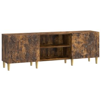 vidaXL Mueble De Tv 150 X 31 X 50 Cm Roble Ahumado Vidaxl
