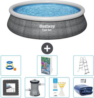 Bestway Piscina Bestway Fast Set Redonda - 457x107 Cm - 8-piezas S351