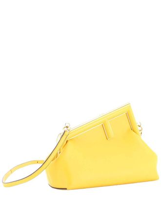 Fendi Yellow Sheep Leather First Bag Small (Authentic Pre-Loved)