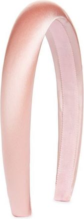 Jennifer Behr Tori Hammered Silk Headband in Peony at Nordstrom