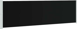 vidaXL Toldo Lateral Retr&aacute;ctil De Jard&iacute;n Negro 180x600 Cm Vidaxl
